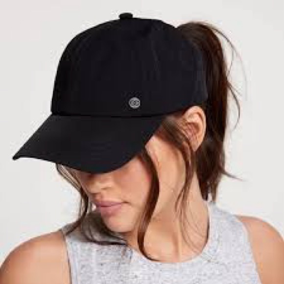 CALIA by Carrie Underwood Accessories - CALIA by Carrie Underwood Black Women's Reflective Ponytail Hat NWT